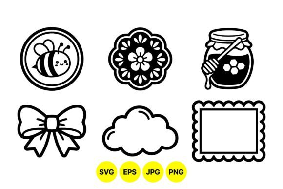 Cute Bee Clipart: Graphics & Illustrations