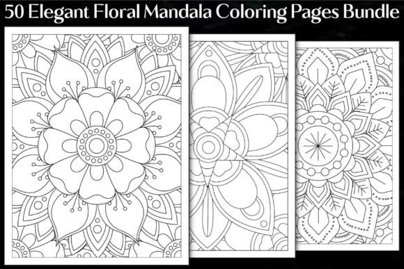 Elegant Floral Mandala Coloring Pages Review