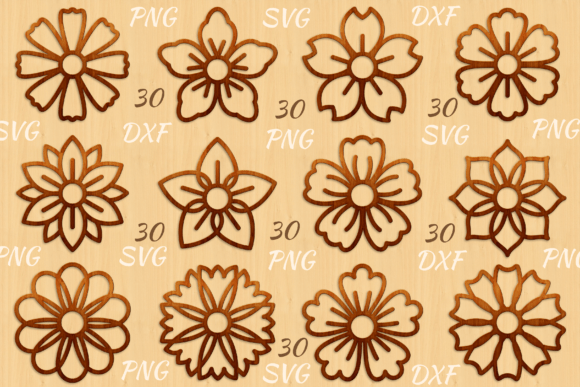 Floral Blossom SVG DXF Bundle 30 Vector Graphics and Crafts Review