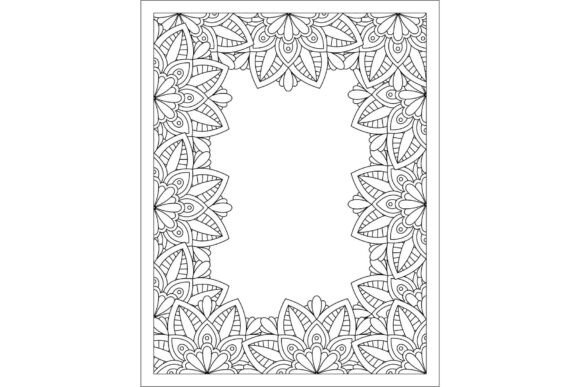 Floral Mandala Frame Coloring Pages Review