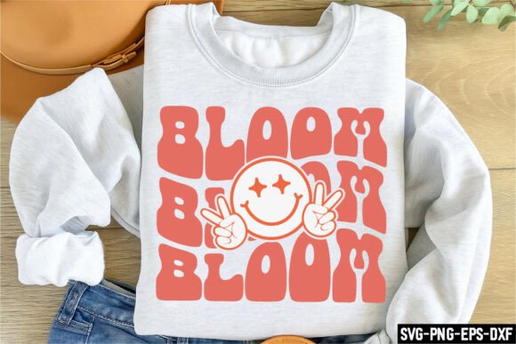 Retro Bloom SVG Vintage Floral T-Shirt Graphics