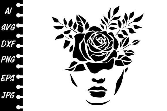 Stencil Floral Woman Face: A Crafts & Graphics Review