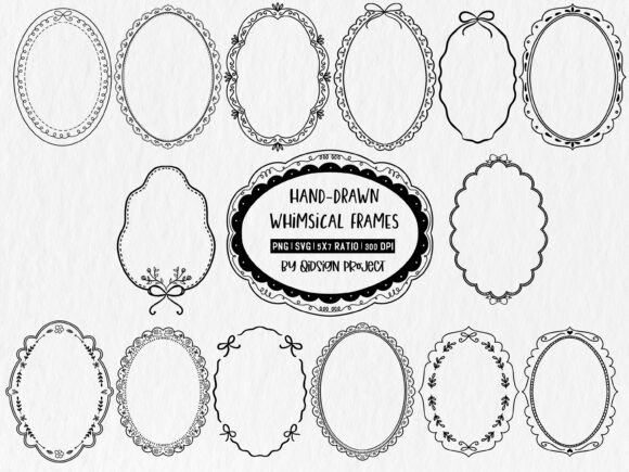 Whimsical Frames SVG: Graphics & Illustrations